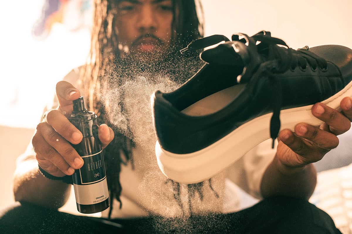 How Can I Waterproof My Shoe using Aether Care Waterproofing Spray